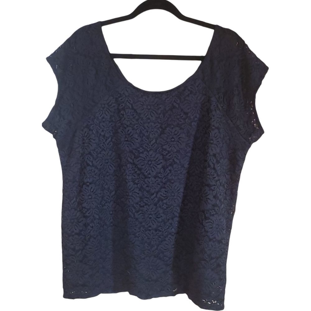 Torrid Black Lace Top Lined Sleeves Unlined Torrid Size 2